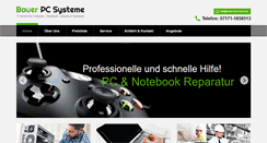 Desktop Screenshot of bauer-pcsysteme.de